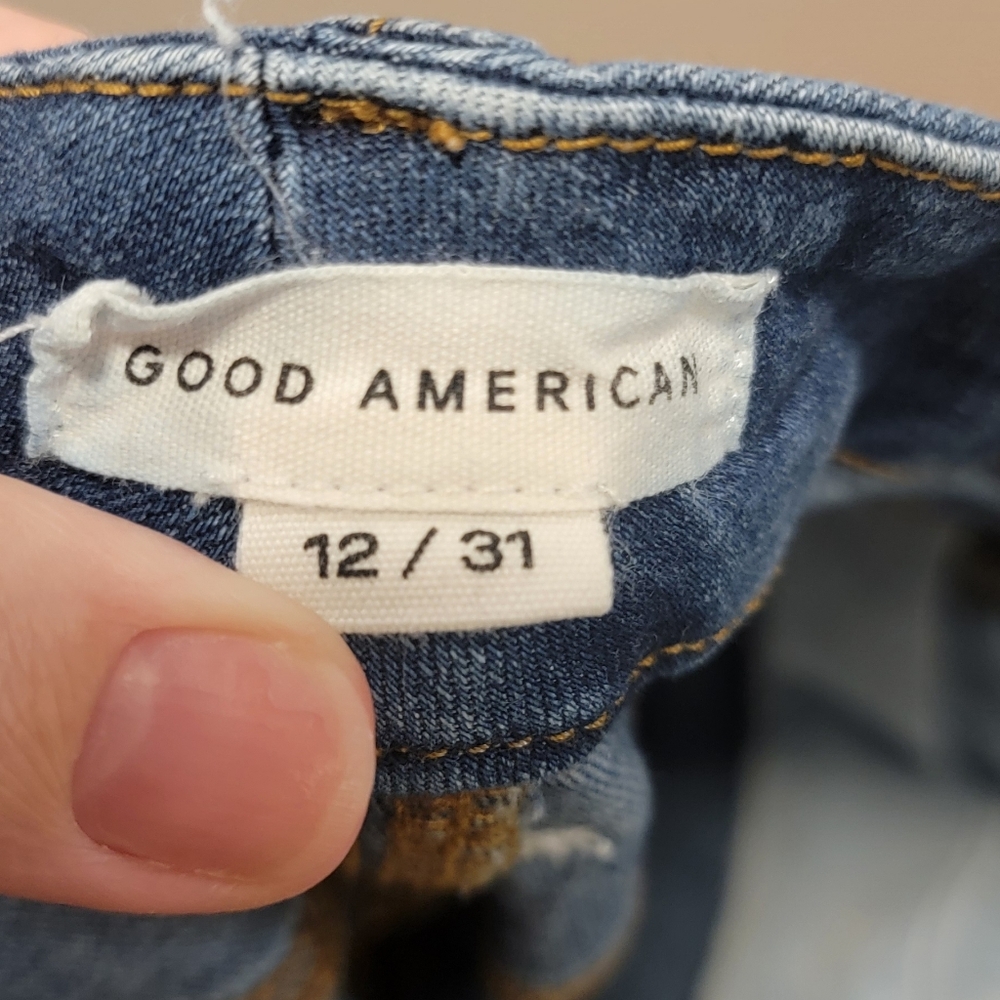 Good American Classic Blue Jeans High Rise Skinny